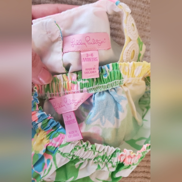 Lilly Pulitzer Dress (size 3-6m) 2 Piece Multicolor - Picture 3 of 4